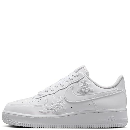 Nike HF2016-100 Air Force 1 '07 Uomo, White/White-White-Black EU 43