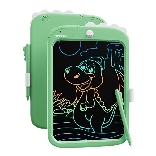 Kikapabi Lavagna LCD Giocattolo Unicorno per Bambini, 10 Pollici, Blocco da Disegno con Funzione di Blocco, Portatile, Regalo educativo per Bambini da 3, 4, 5, 6, 7 Anni (Verde)