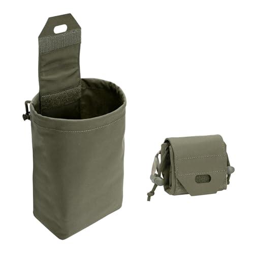 IDOGEAR Molle Dump Pouch Mini pieghevole Mag riciclaggio borse vita borsa degli attrezzi Tattico Utility Pouch per cintura gilet tattico zaino (Ranger Green)