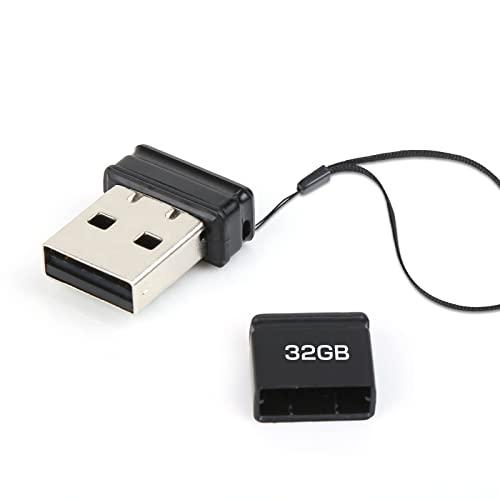 Chiavetta USB 2.0 32 GB Pendrive Metallo Memoria Stick Flash Drive Con Cordino Portatile Compatibile Con Laptop TV Desktop Auto e Altri Dispositivi Con Porta USB