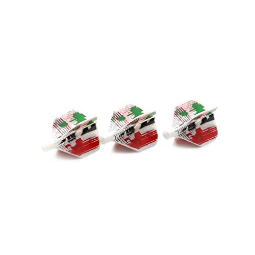 CUESOUL TERO AK4 Alette per Freccette Forma Standard con Motivo Squisito, Set di 3 Pezzi