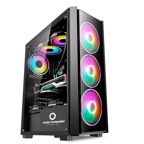 PC Gaming Computer Fisso Desktop i7 - GeForce GT 1030 4GB GDDR5 - Windows 11 PRO - WiFi USB - HDMI e VGA - Wireless - Ufficio Internet Scuola (RAM 16 GB, SSD 1 TB)