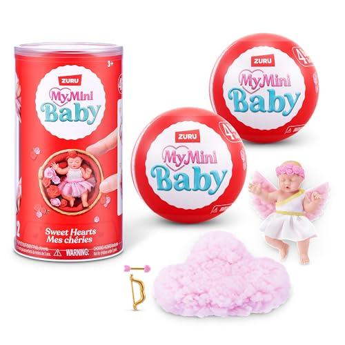 My Mini Baby Sweet Hearts Series 1 2 Pack by ZURU – Capsula misteriosa con bambole da collezione con accessori e set da gioco, giocattolo realistico in miniatura per bambine dai 3 anni in su