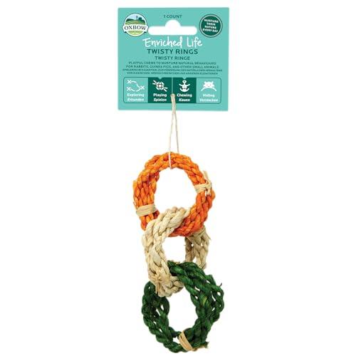 Oxbow Enriched Life Anelli Intrecciati - Giocattoli per Conigli, Porcellini d'India, Criceti, Ratti