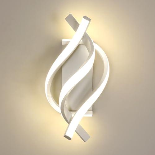 Comely Applique da Parete Interno LED, 22W 2500LM Bianco Lampada da Parete Moderno in Acrilico, Applique LED da Parete Interno Lumière Neutre 4500K per Camera da Letto Soggiorno Scale Sala da Pranzo