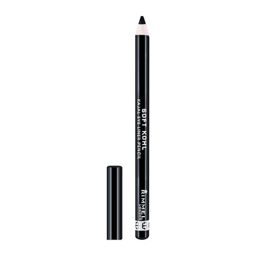 Rimmel London Soft Kohl Kajal Eyeliner Matita Occhi Morbida, 061 Jet Black
