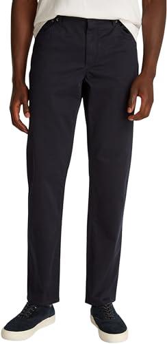 Tommy Hilfiger Uomo Pantaloni Denton Cotton Satin Straight Leg, Blu (Desert Sky), 32W/36L