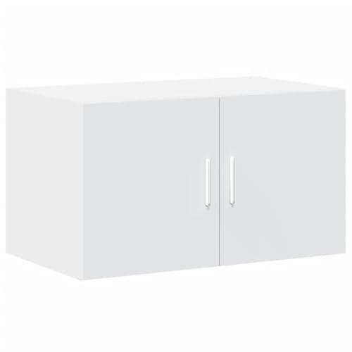 vidaXL Mobile a Parete Bianco 70x42,5x40 cm in Legno Multistrato