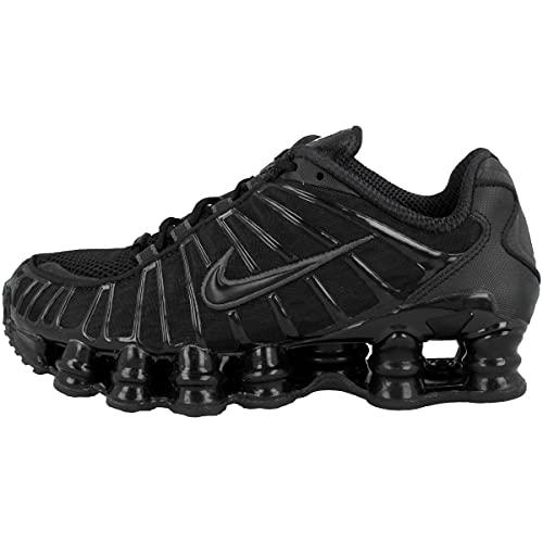 Nike Ar3566 Shox TL Donna, Black, Black-Mtlc Hematite-Max Orange EU 38.5