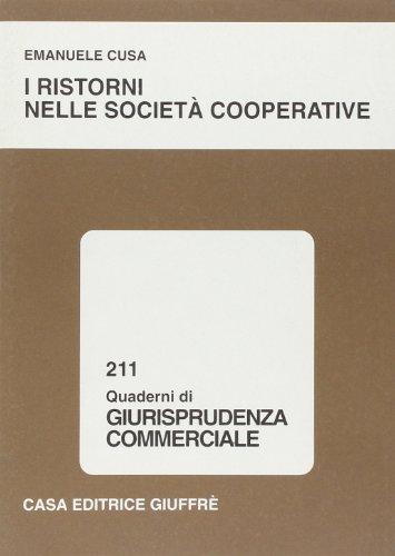 I ristorni nelle società cooperative