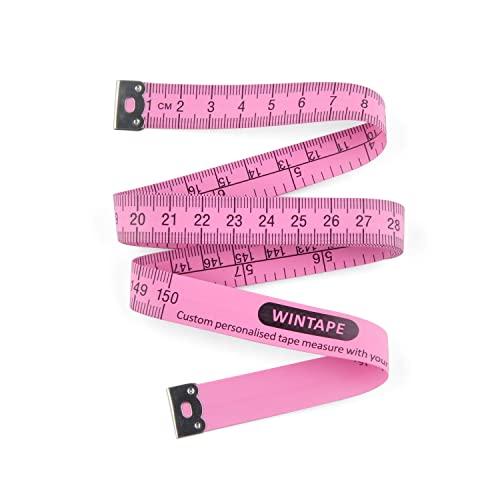 WINTAPE Metro a nastro per sartoriale per Sewing, morbido doppio metro a nastro, 150 cm, misura del corpo e della circonferenza, per sartori, artigiani e famiglie