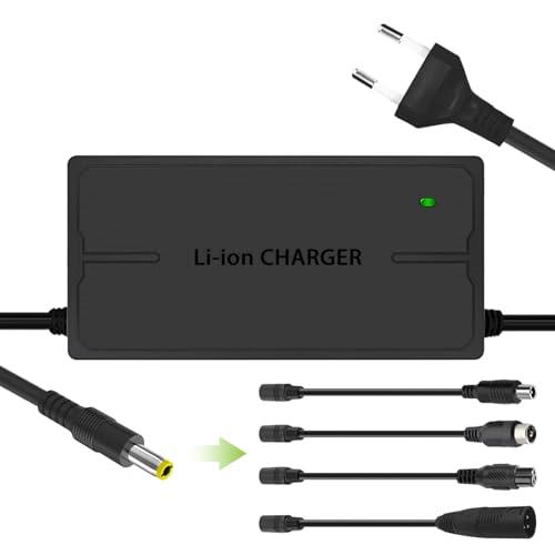 Qintrumiot Caricabatteria Bici elettrica 54,6V 3A caricatore bici elettrica, 48V monopattino caricabatterie,13S 48V carica batteria agli ioni di litio