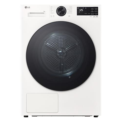 LG RNX5009NWWB Asciugatrice 9Kg Pompa di Calore DUAL Inverter, Classe B, Asciugatura AI Dry con Intelligenza Artificiale, Wi-Fi, Serie X5, Motore Direct Drive, Allergy Care, Essence White