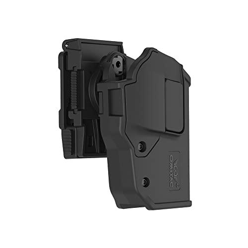 Fondina Sig P320 con rotazione a 360°, fondina OWB per Sig Sauer P320 M17 M18 Taurus G3 Fondina tattica esterna in vita Anto Lock Livello di ritenzione 2 dito indice rilasciato per destrorsi..