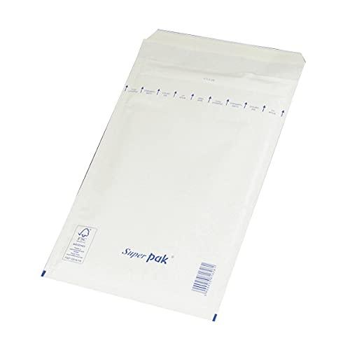 Office PRODUCTS HK E15 - Buste autoadesive con pluriball, 220 x 265 mm, 240 x 275 mm, 10 pezzi, colore bianco, formato E15