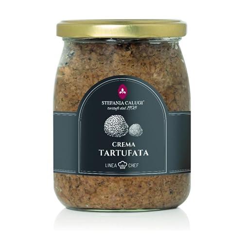 Stefania Calugi - Crema Tartufata Nera 500g – Salsa al Tartufo Pronta Gourmet | Condimento per Pasta, Risotti, Crostini – Made in Italy – Senza Glutine – Ricetta Pluripremiata