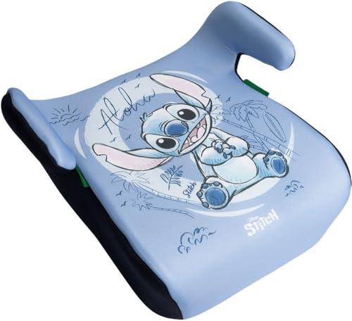 Tataway seggiolino alzatina auto bimbi Disney Stitch i-Size ECE R129, Rialzo bimbi 126-150 cm, 22-36 kg, 6-12 anni, gruppo 3, leggero e facile da trasportare - sfoderabile e lavabile
