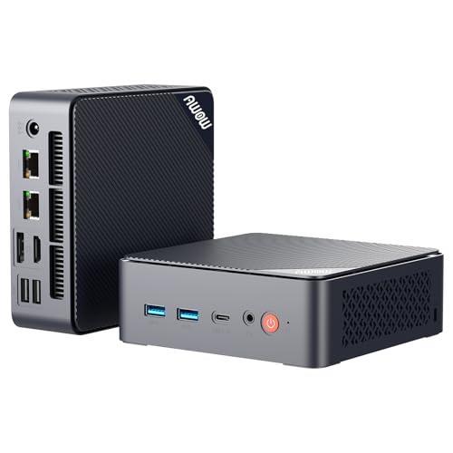 AWOW Mini PC W-11 Pro Alder Lake N150 Quad Core 3.60 GHz, 16GB DDR4 3200 MHz, 512GB SSD NVMe, HDMI, 4K@60Hz (HDMI+DP), Doppio RJ45 Gigabit Ethernet, WIFI6, BT 5.2, Computer Desktop per Ufficio e Home