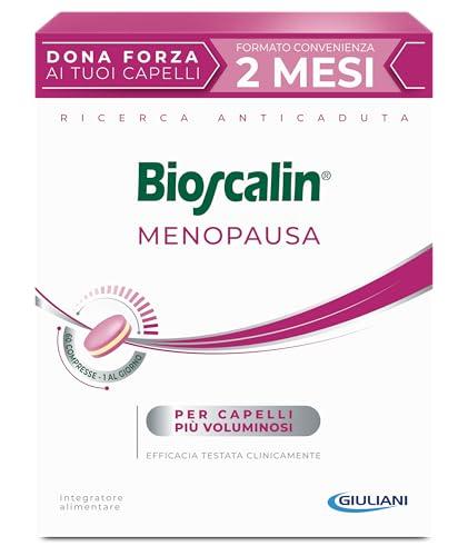 Bioscalin MENOPAUSA Integratore Alimentare per Capelli Voluminosi, Favorisce la Forza dei Capelli, Utilizzo 2 Mesi per Donna, Senza Glutine, 60 Compresse