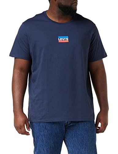 Levi's Graphic Crewneck Tee T-shirt, Mini Sportswear Dress Blues, XL Uomo