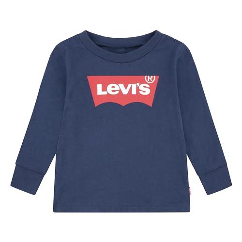Levi's Lvb L/S Batwing Tee 6e8646, Maglietta a manica lunga Bambini e ragazzi, Dress Blues, 18 mesi