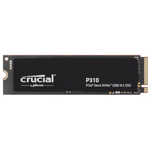 Crucial P310 SSD 1TB PCIe Gen4 NVMe M.2 2280 SSD Interno Gaming, Fino a 7.100 MB/s, Compatibile con Notebook e PC Desktop, Hard Disk SSD - CT1000P310SSD801 (Edizione Acronis)