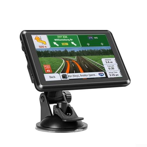Navigatore GPS da 12,7 cm, 8 GB + 128 MB con navigazione per auto, camion, navigatore GPS da 5 pollici con memoria da 8 GB e navigazione per camion (europeo)
