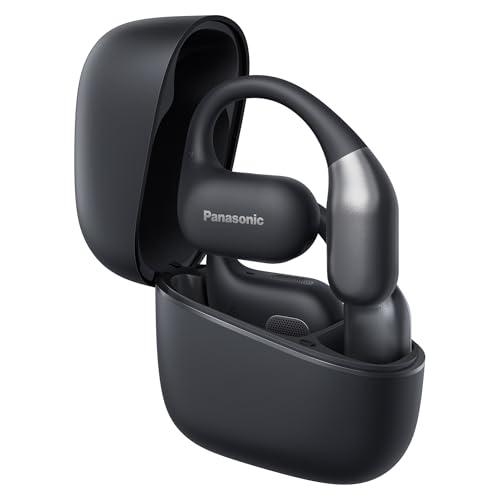 Panasonic RB-F10DE-K Cuffie Wireless Open-Ear, Auricolari Bluetooth con Microfono ENC, 25H di Autonomia, Bluetooth 5.4, IPX4, Controlli Touch, Nero