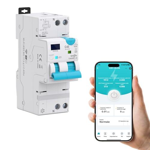 Interruttore Differenziale Wi-Fi Tuya 