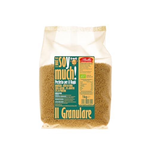 Granulare di Soia Bio 1kg Stella Foods | 50% Proteine, Senza Glutine | Alternativa Vegetale alla Carne | Perfetto per Ragù, Burger Vegani, Polpette | Triplica il Volume in Cottura