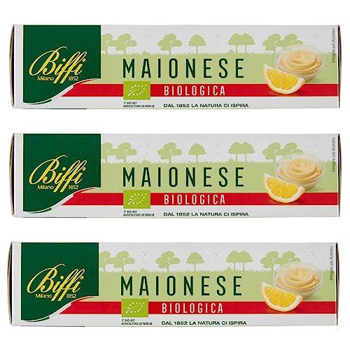 Biffi - Maionese Biologica in tubetto - Multipack - 3 tubetti da 150 ml