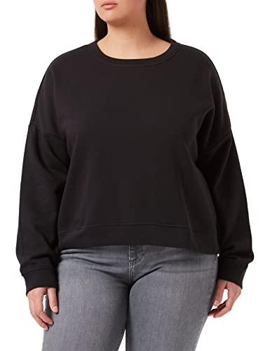 PIECES PCCHILLI LS Sweat Noos BC Maglia di Tuta, Black, M Donna