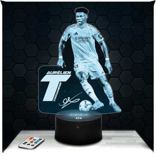 Lampephoto.fr - Lampada 3D Calciatore Internazionale Inglese, Lampada Tattile Led Calcio, Effetto Ologramma 3D, Idea Regalo calcio Natale Compleanno Ragazzo o Ragazza