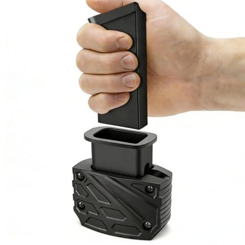 Caricatore Rapido per Caricatori di Pistola, Strumento di Ricarica Veloce per Glock 9mm/.40SW, Plastic Nera