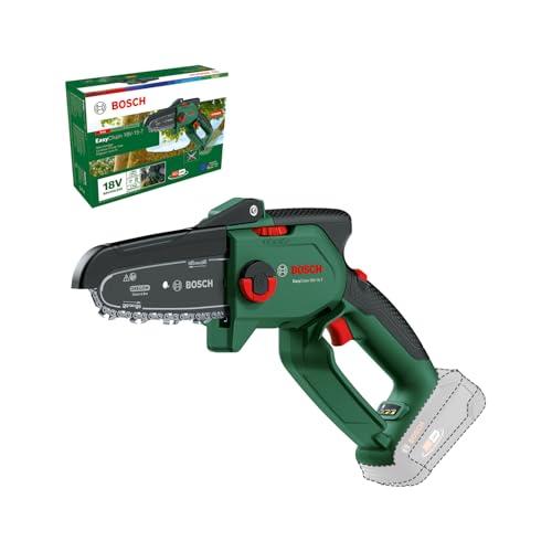 Bosch Mini Motosega a batteria EasyChain 18V-15-7 (per il taglio del legno; 18 Volt System; velocità catena: 6.95 m/s; senza batteria)