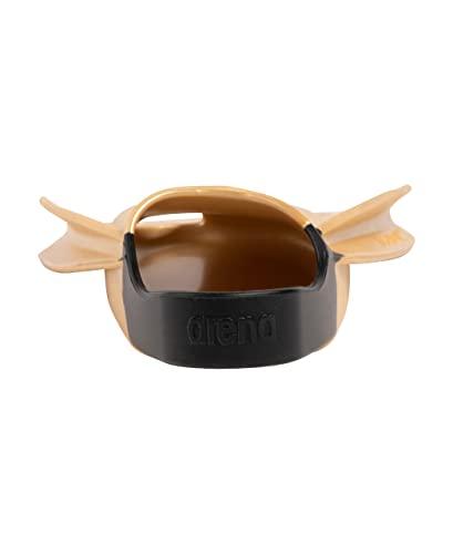 Arena Powerfin Pro II - Pinne unisex per adulti da allenamento, per il 50° anniversario, in silicone, a lama corta, aperte sul tallone, piede destro/sinistro personalizzabile, oro, misure: 39,5-42