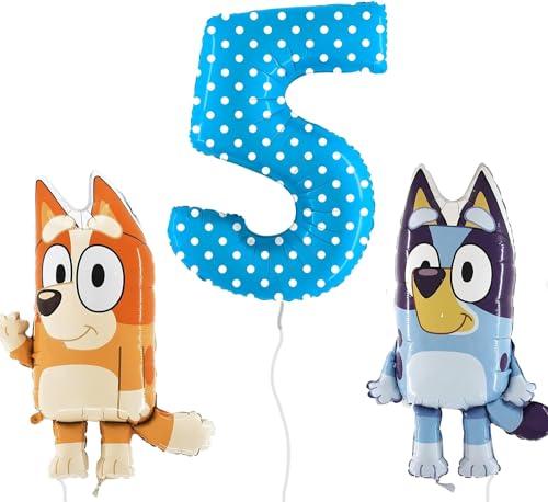 Toyland® Bluey & Bingo Foil Balloon Pack - 2 palloncini con personaggi da 32