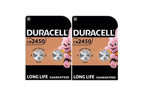 4X Duracell Cr 2450 Lithium (2 Blister Da 2 Batterie) 4 Pile