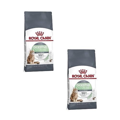 Royal Canin Digestive Care | Confezione Doppia | 2 x 400 g | Cibo secco per gatti adulti | Consigliato per favorire una sana digestione | Rallenta l'assunzione di cibo