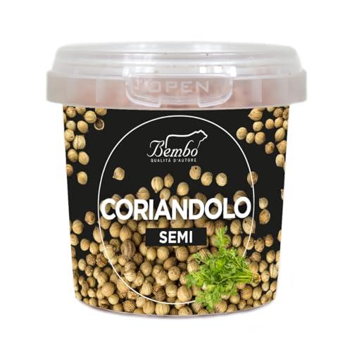 Semi Bembo: Semi di Coriandolo 40g – Spezia Naturale e Aromatica – Senza Glutammati, Anti Addensanti e Coloranti – Confezione Salvafreschezza, Riutilizzabile e Riciclabile