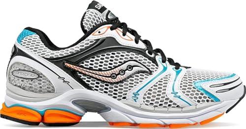 Saucony, Progrid Triumph 4, Scarpe Running Fashion Casual Unisex (White, Sistema Taglie Calzature EU, Adulto, Numero, Media, 43)