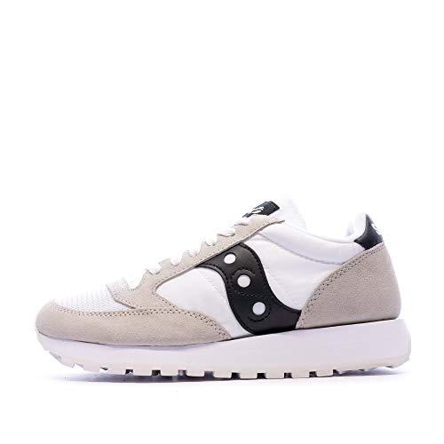Saucony Jazz Original Vintage, Sneaker Donna, Bianco Nero, 38 EU