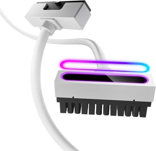 AsiaHorse Hydrus - Cavo di prolunga PSU a 24 pin, per PC a 24 pin, ATX a 24 pin [18AWG], 5 V 3 pin ARGB SYNC per Asus Aura, ASRock e molto altro ancora