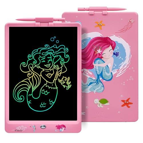 DYNA-PM Sirena - Tavoletta di scrittura LCD a colori per bambini. Tavola da disegno magnetica da 10 pollici. Giocattolo educativo. Regalo lavagna per bambini 2 3 4 5 6 7 8 9 anni