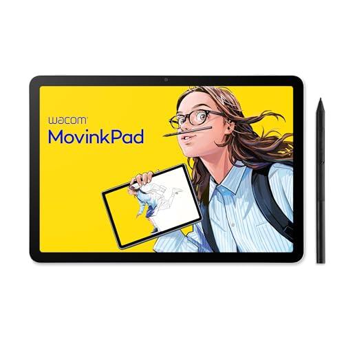 Wacom MovinkPad 11 Tavoletta Grafica, tablet Android 14 (11″) per giovani creativi, con Wacom Pro Pen 3, display nitido, vetro opaco, fotocamere fronte/retro e app creative preinstallate