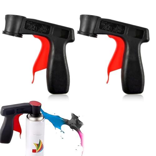 2 pezzi accessori per macchine a spruzzo di colore, manico per pistola a spruzzo, supporto per bomboletta spray, supporto per maniglia, supporto per bombole spray,pistola vernice a spruzzo