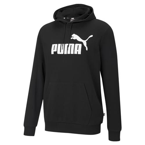 PUMHB|#Puma Ess Big Logo Hoodie TR, Felpa Men's, Puma Black, M