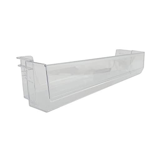 Balconcino Mensola Bottiglie per Frigoriferi Adatto per Ariston Indesit Hotpoint, Dimensioni 412x85x95 (mm) Trasparente, 481010807441, per Modelli BCB7030AA BF1801EF1