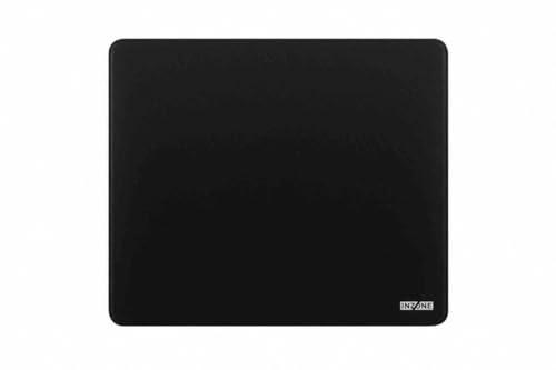 Tappetino per mouse da gioco Sony INZONE Mat-F- Superficie di scorrimento precisa per FPS, grandi dimensioni 480 x 400 mm, sviluppato con Fnatic, base antiscivolo, bordi cuciti – Nero
