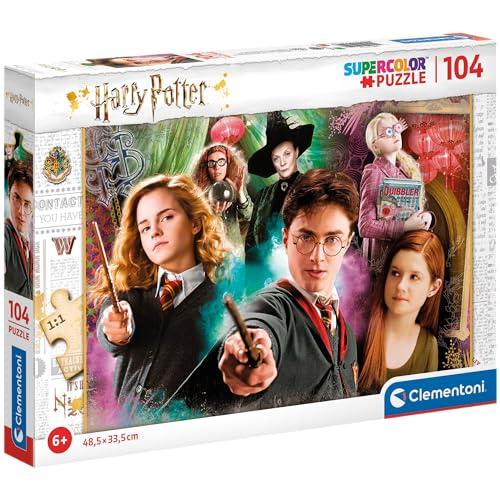 Clementoni Harry Potter Potter-104 pezzi-Made in Italy, puzzle bambini 6 anni+, Multicolore, 25712